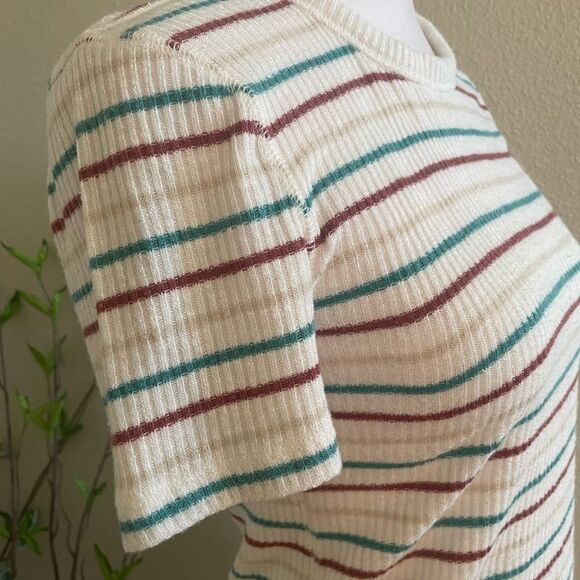 Abercrombie & Fitch Stripped Tee Crew Neck Shirt | Size S - Picture 8 of 10